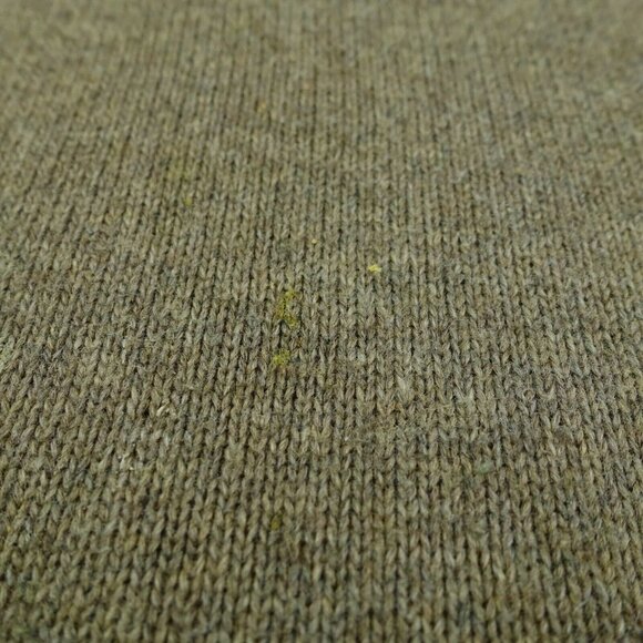 Woolrich Men's XL  Cotton Blend Brown Beige V-Neck Sweater Vest - Picture 4 of 7